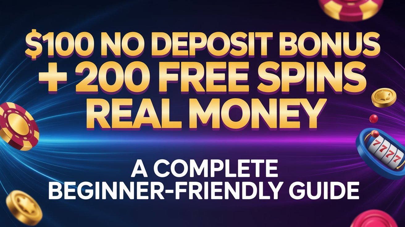 $100 No Deposit Bonus 200 Free Spins Real Money: A Complete Beginner-Friendly Guide