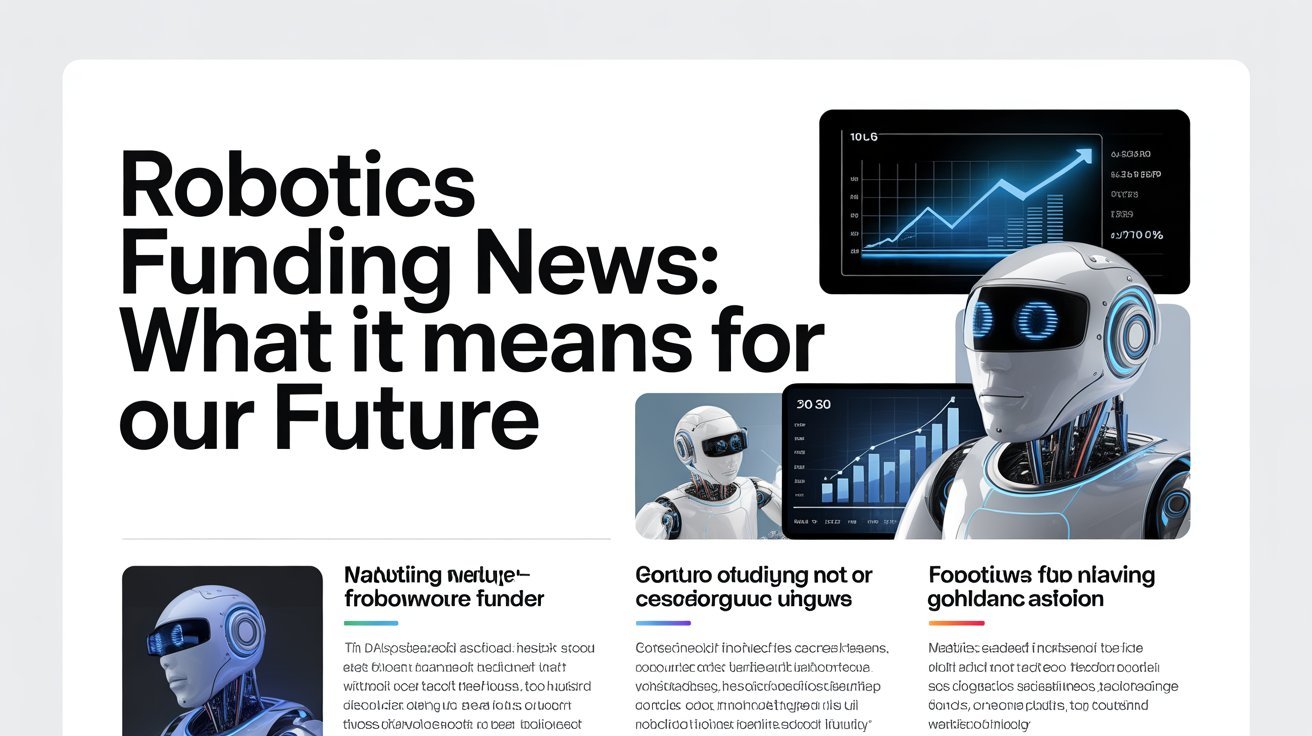 Robotics Funding News: What It Means for Our Future