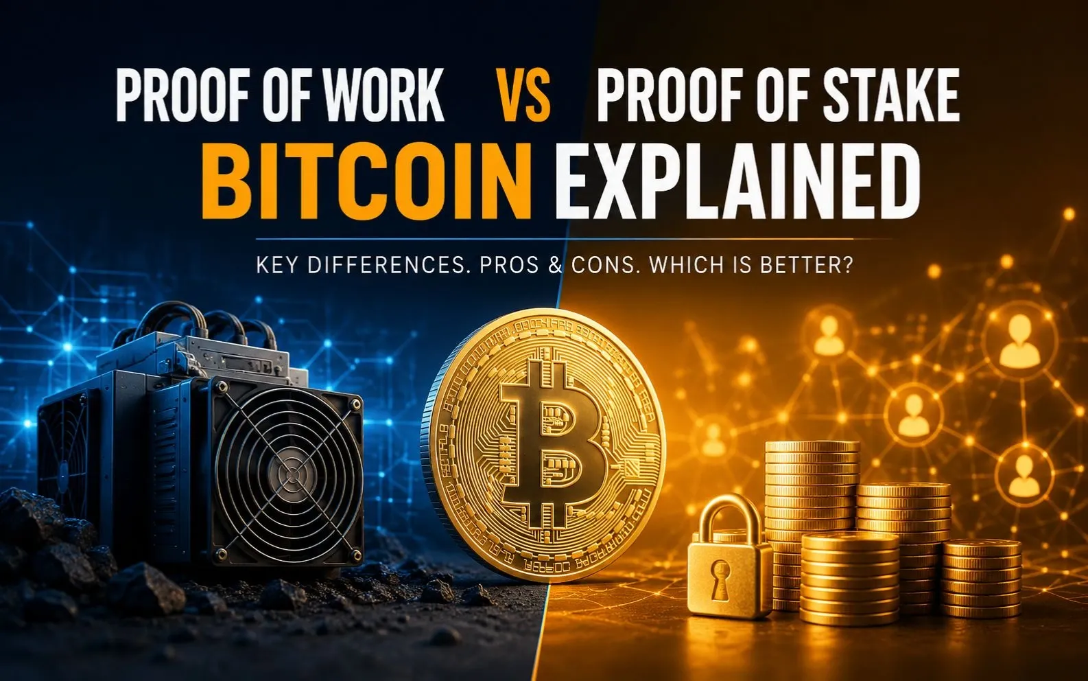 Proof of work vs proof of stake: Bitcoin explained