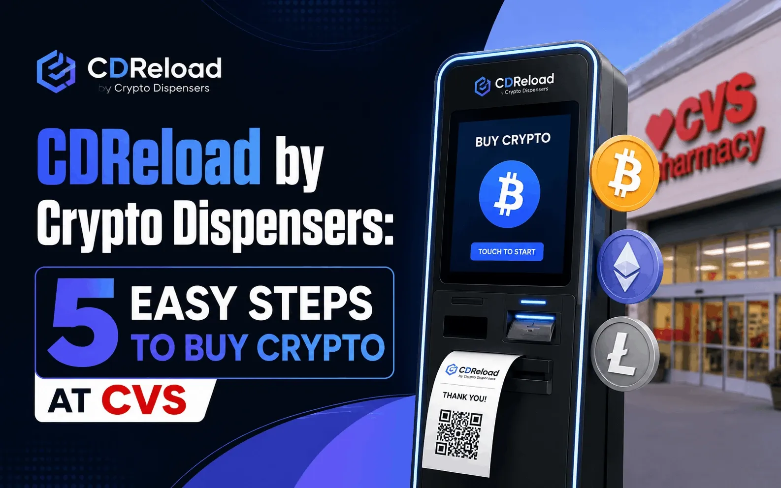 How CDReload by Crypto Dispensers Works at CVS Pharmacy