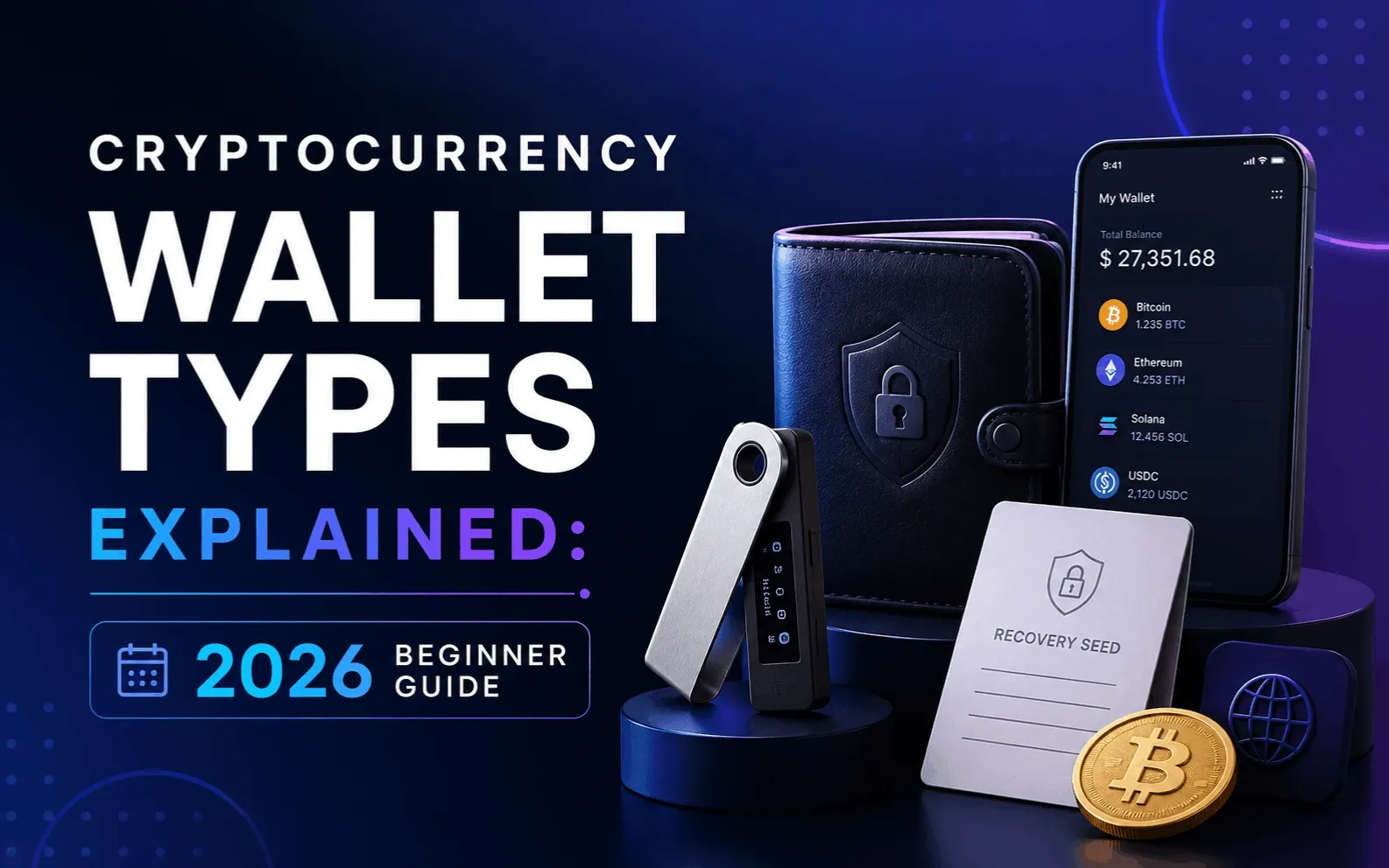 Cryptocurrency Wallet Types Explained: A Complete 2026 Guide