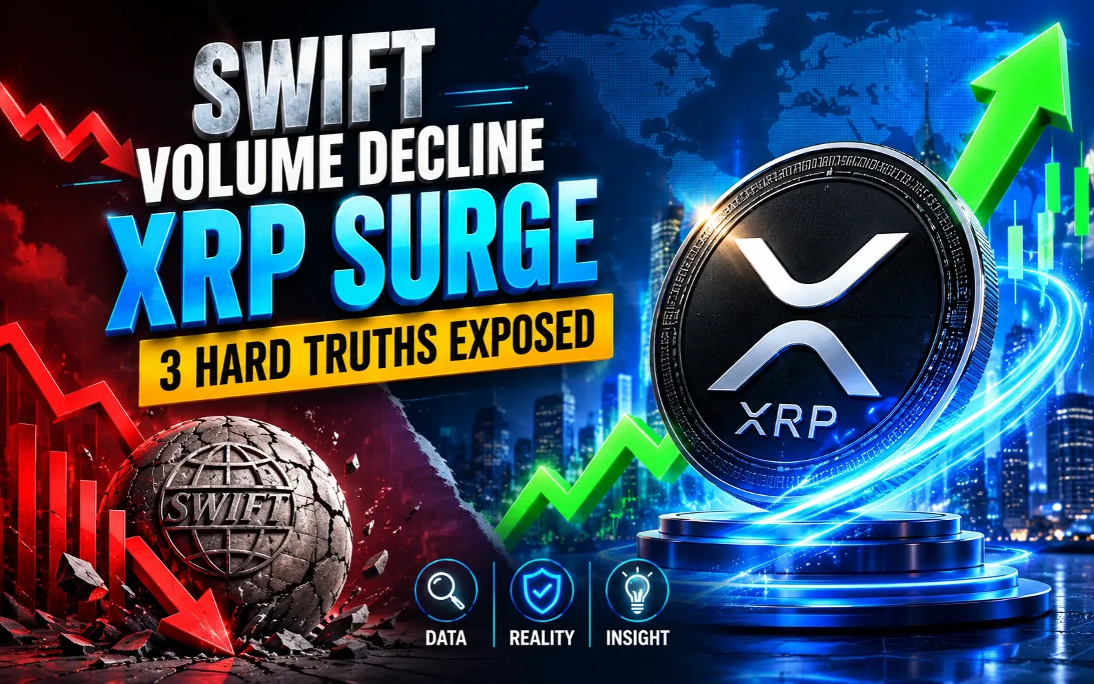 Does SWIFT’s Volume Decline Really Mean XRP Is Winning? A Data-First Breakdown
